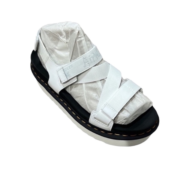 Dr. Martens Kimber Platform Strap Sandals White Size 10 NWT - Picture 3 of 5